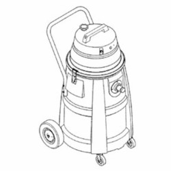 Manual Minuteman Wet/Dry Pump Out Vacuum